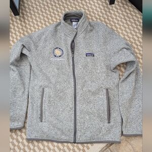 Patagonia Gray Fleece Better Sweater Full Zip Jacket for Men - CU Logo
